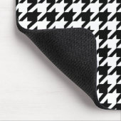 Klassisches Hahnentrittmuster Muster Dogstooth Kar Mousepad (Ecke)
