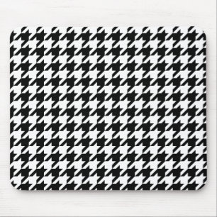 Klassisches Hahnentrittmuster Muster Dogstooth Kar Mousepad