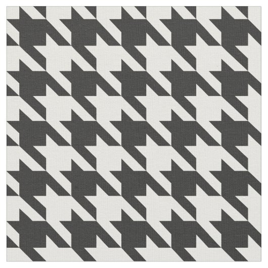 Klassisches Hahnentrittmuster Stoff (Nahaufnahme)