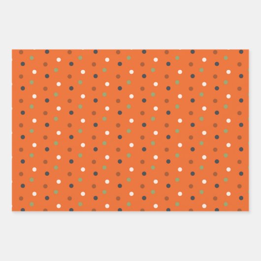 Klassisches Halloween-Muster Geschenkpapier Set (Vorderseite 3)