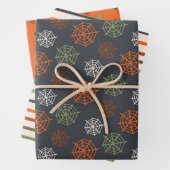 Klassisches Halloween-Muster Geschenkpapier Set (Beispiel)