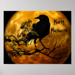 Klassisches Halloween-Poster Poster