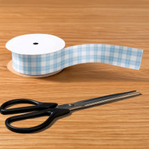 Klassisches, hellblaues und weißes Kariertes Muste