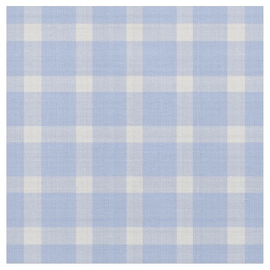 Klassisches helles Puderblau großes Gingham Stoff (Nahaufnahme)