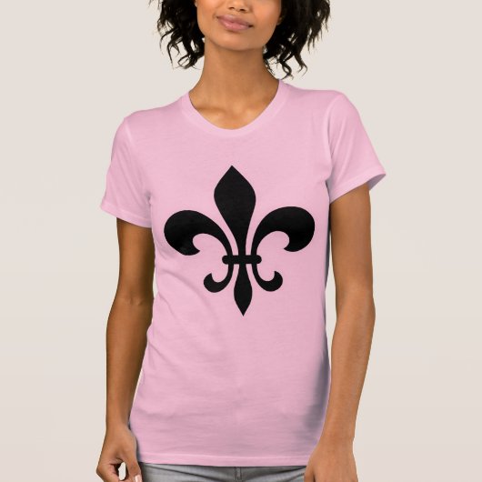 Klassisches heraldisches Fleur-de-Lis-Grafik T-Shirt (Vorderseite)