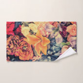 Klassisches Herbstblumenmosaikmuster Handtuch (Handtuch)