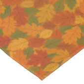 Klassisches Herbstlaub gemustert  Tischdecke (Schrägansicht)