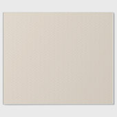 Klassisches Herringbone-Beige-Muster Geschenkpapier (Flach)