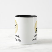 Klassisches Hexe-Sprichwort Tasse (Zentrum)