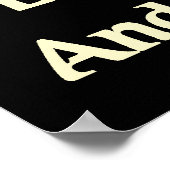 Klassisches HexenSprichwort Poster (Ecke)