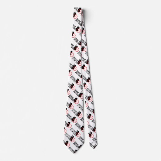 Klassisches Hintern Hunter Design Krawatte (Vorderseite)