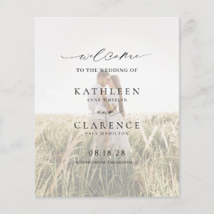 Klassisches Hochzeitsprogramm Elegant Günstig
