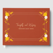 Klassisches Hochzeitstil Gästebuch (Vorderseite)
