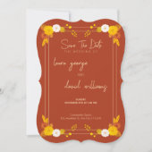 Klassisches Hochzeitstil Save The Date (Vorderseite)