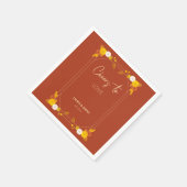 Klassisches Hochzeitstil Serviette (Ecke)