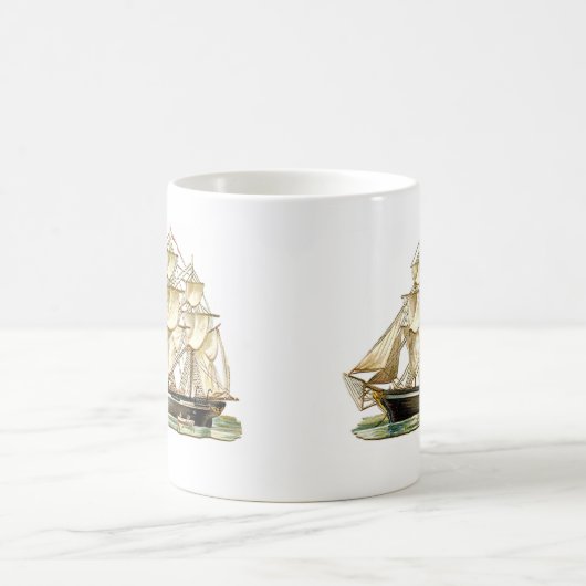 Klassisches hohes Schiff Kaffeetasse (Mittel)