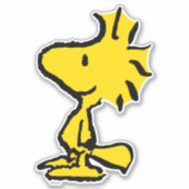 Klassisches Holzdesign Aufkleber (Vorderseite)