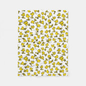 Klassisches Holzdesign Fleecedecke (Vorderseite)