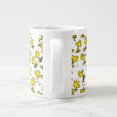 Klassisches Holzdesign Jumbo-Tasse (Rückseite)