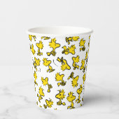 Klassisches Holzdesign Pappbecher (Rückseite)