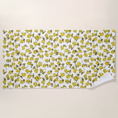 Klassisches Holzdesign Strandtuch (Vorderseite)