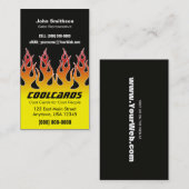 Klassisches Hotrod flammt Visitenkarte (Vorne/Hinten)