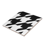 Klassisches Houndstooth-Muster Dogstooth-Karo-Desi Fliese (Seite)