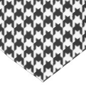 Klassisches Houndstooth-Muster Dogtooth-Karodesign Tischdecke (Schrägansicht)