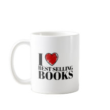 Klassisches "Ich liebe Bestseller"-Leser-Design
