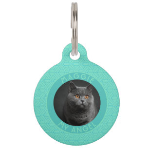 Klassisches individuelles Katzenliebhaber-Geschenk Haustiermarke