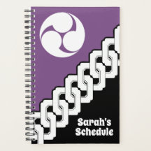 Klassisches japanisches Kettenmuster & Mitsudomoe-