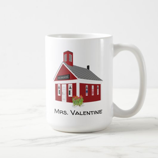 Klassisches Kaffeetasse 'Lehrergeschenk Schule' (Rechts)