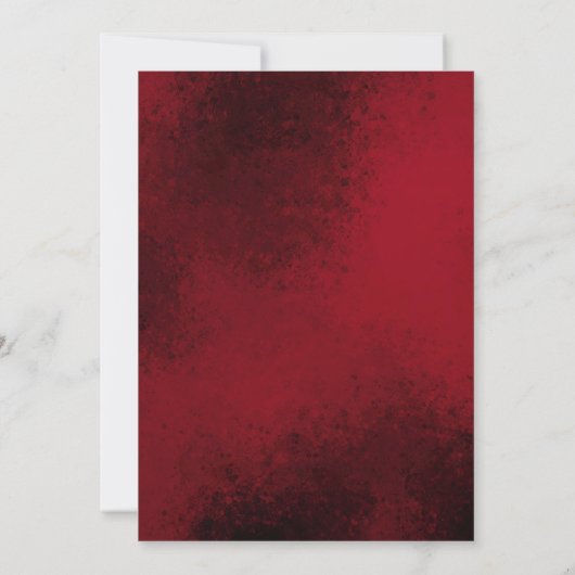 Klassisches kalligrafisches Foto Hochzeit Sichern Save The Date (Rückseite)