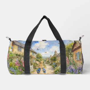 Klassisches Kaninchen englische Landstadt Duffle Bag