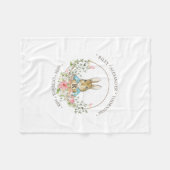 Klassisches Kaninchen Fleecedecke (Vorderseite (Horizontal))