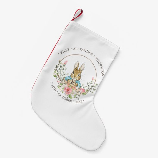 Klassisches Kaninchen Kleiner Weihnachtsstrumpf (Vorderansicht (hängend))