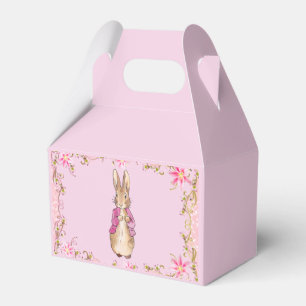 Klassisches Kaninchen mit rosa Jacke Geschenkschachtel