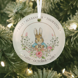 Klassisches Kaninchen Ornament Aus Glas