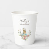 Klassisches Kaninchen Pappbecher (Rückseite)