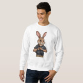 Klassisches Kaninchen Sweatshirt (Vorne ganz)