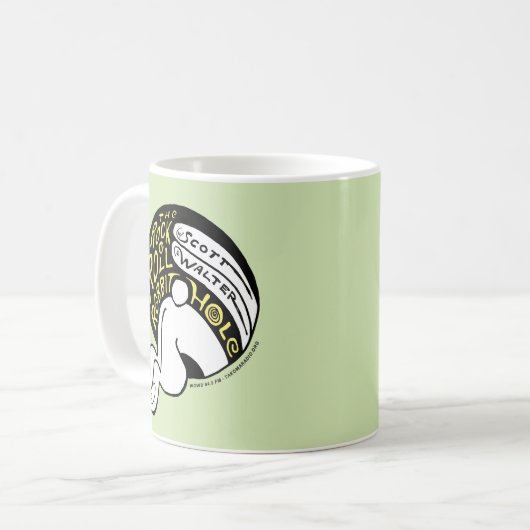 Klassisches Kaninchenlogo Kaffeetasse (Vorderseite Links)