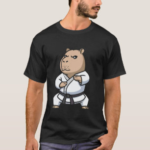 Klassisches Karate Capybara Martial Arts Lustig Fü T-Shirt