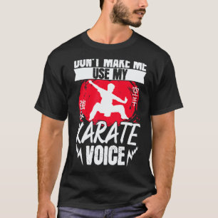 Klassisches Karate-Schwarzgurt-Gi-Uniform Bring mi T-Shirt