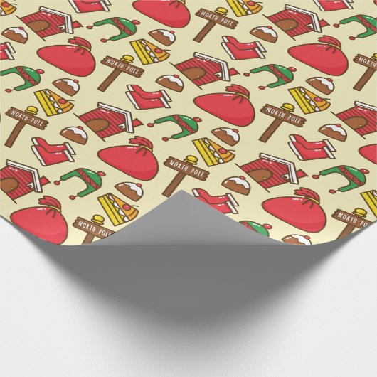 Klassisches Kariert Geschenkpapier (Ecke)