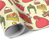 Klassisches Kariert Geschenkpapier (Rolleneckpunkt)