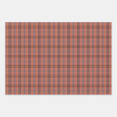 Klassisches kariertes Design Geschenkpapier Set (Vorderseite 3)