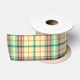 Klassisches kariertes Design Satinband