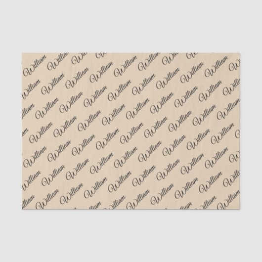 Klassisches kariertes Design Seidenpapier (Vorderseite)