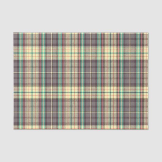 Klassisches kariertes Design Seidenpapier (Vorderseite)