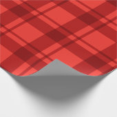 Klassisches Kariertes Muster Geschenkpapier (Ecke)